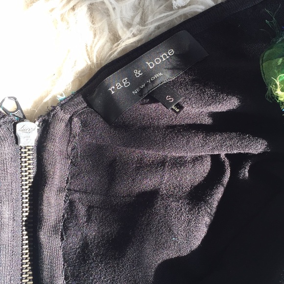 Rag & Bone Sheared Silk Mini Dress - Picture 5 of 6